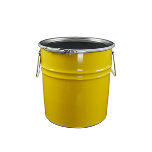 Seau d'emballage de qualité alimentaire de haute qualité, fabricants chinois, capacité de 30 kg, seau en métal de 30 L avec couvercles - Product Image 1