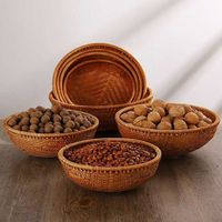 Plateaux de rangement multifonctionnels en bambou de style américain, petite taille, prix de gros abordable, taille personnalisable pour usage domestique