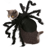 Vêtements d'araignée pour les animaux de compagnie, déguisement de chat, chiot, peluche, Transformation, tenue de fête, pour Halloween, offre spéciale