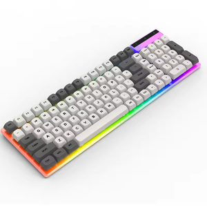 Teclado Mecánico RGB Luminoso para Oficina y Hogar, con Combinación de Colores, Sensación Mecánica, para el Hogar - Product Image 2