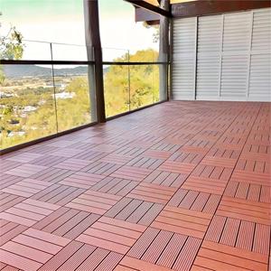 Chất lượng tốt nhà máy Outlet <span class=keywords><strong>PE</strong></span> lồng vào nhau Snap bấm vào nấm mốc kháng veranda tầng DIY WPC sàn gạch - Product Image 2