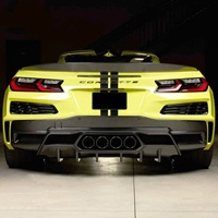 Nouveau Diffuseur Arrière en Fibre de Carbone Sec de Haute Qualité pour Corvette C8 Z06 ZR1 avec Ajustement à 100%