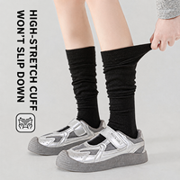 Chaussettes de compression sportives unisexes personnalisées 15-20 mmHg en bambou pour femmes