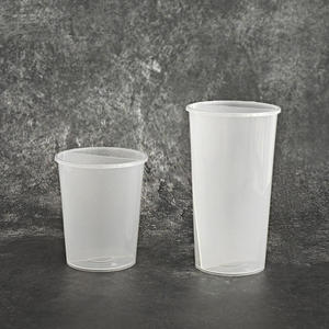 Gobelet jetable transparent en PP de qualité alimentaire à paroi simple de 500 ml, double saveur, à partager, pour thé à bulles à emporter - Product Image 4
