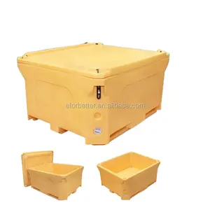 Foam dry ice boxes roto cooler insulated plastic fish tub