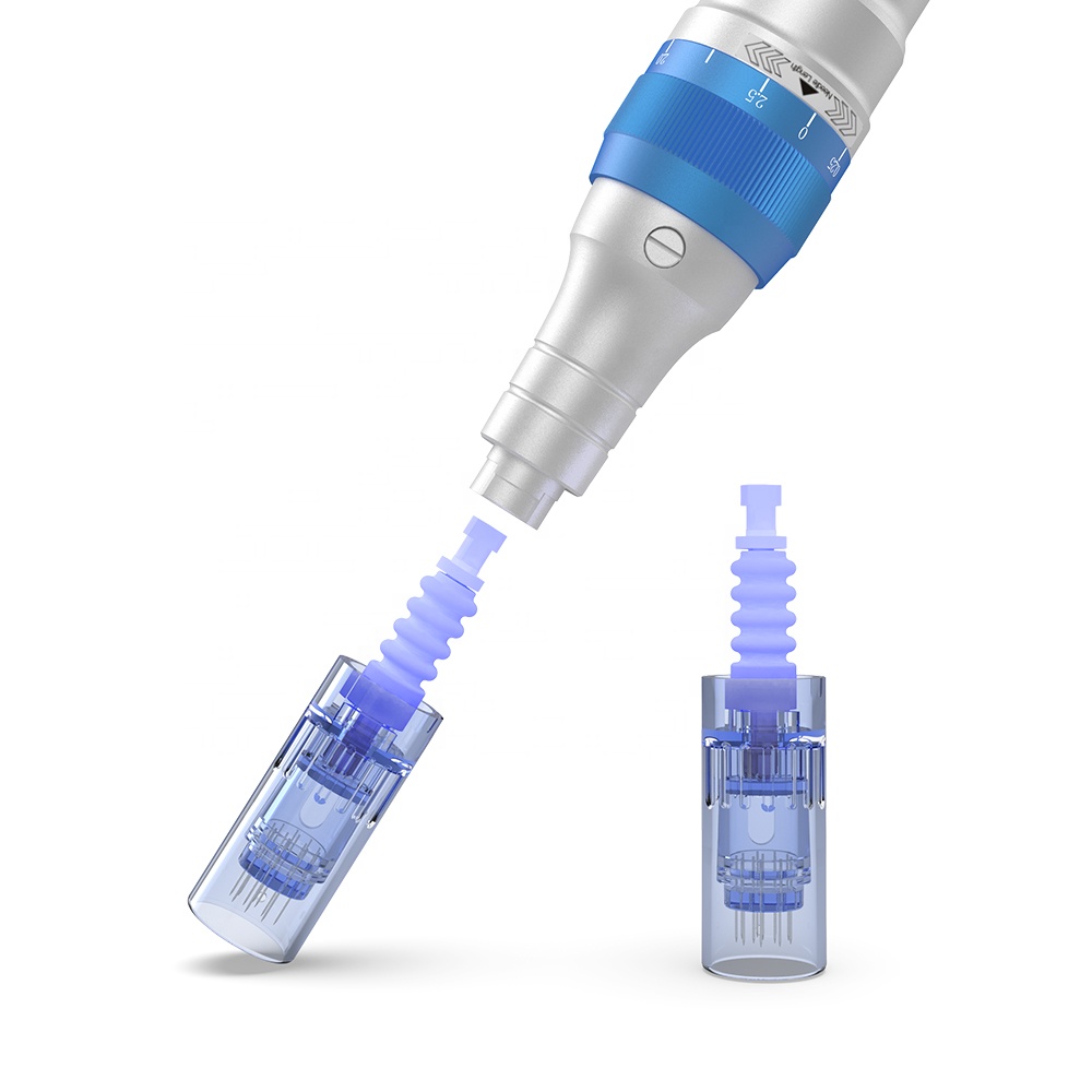 Популярный Dr.pen A6 Derma Pen Электрический микронидлинг омолаживающий против морщин 2 батарейки прикреплены для более длительного рабочего времени