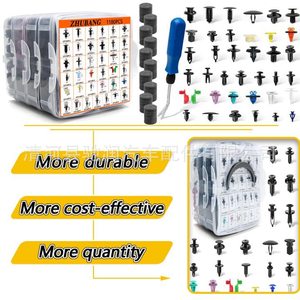 Zhubang 1180Pcs <b>Car</b> Push <b>Clips</b> Kit Plastic Door Panel Bumper Fasteners Auto Repair Tools - Product Image 3