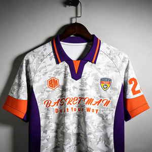 Uniformes de Fútbol Personalizables de Secado Rápido para Adultos, Impresión por Transferencia de Calor, Conjunto de Camisetas de Fútbol en Blanco, Logotipo, Corte Automatizado, Servicio OEM - Product Image 2