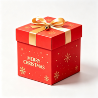 Boîte cadeau en papier personnalisée avec ruban, boîte cadeau créative pour les fêtes, pour les cadeaux d'anniversaire, de mariage ou de fête