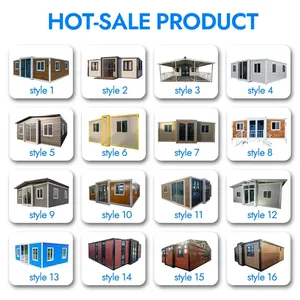 Casa Prefabbricata Espandibile Impermeabile, Villa Prefabbricata con 2, 3 o 4 Camere da Letto, Casa Pieghevole Portatile - Product Image 2