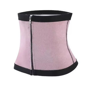 Áo định hình eo cho nữ có khóa kéo và móc cài, màu xanh, giúp thon gọn, thoáng khí và có size tự do. - Product Image 2