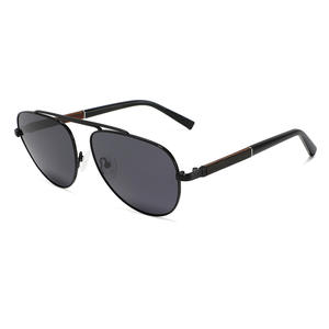 Gafas de sol Aviator para hombre, montura metálica, lentes polarizadas TAC, protección UV400 para conducir, protección solar de moda, origen Wenzhou - Product Image 5