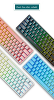 75% RGB rétro-éclairé clavier mécanique de jeu Anti-Ghosting TKL sans fil 83 touches échange à chaud clavier filaire clavier de jeu mécanique