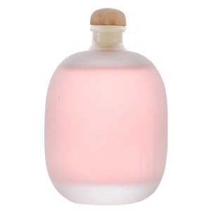 250ml 500ml Clear Frost <span class=keywords><strong>Botellas</strong></span> de vidrio <span class=keywords><strong>pequeñas</strong></span> para <span class=keywords><strong>bebidas</strong></span> alcohólicas Botella de licor de vidrio Botella de vidrio vacía para Ron Spirit Vodka - Product Image 2