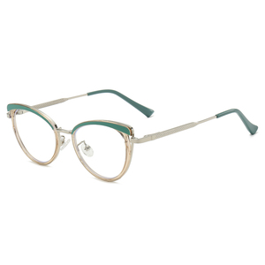Chất lượng cao cổ điển Cat Eye kính unisex phụ nữ sang trọng tinh thần + PC quang khung Retro xu hướng kính khung - Product Image 6