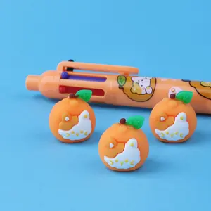 Penna a sfera arancione fat cat fino a 6 colori penne a sfera per account regalo a mano per bambini