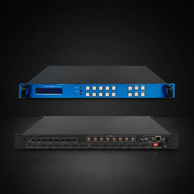 8 Port HDMI Matrix Switcher for Multimedia Project, 4K 60Hz HDCP2.2, RS232 TCP/IP & Audio Separation