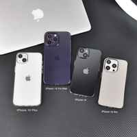 Coque de téléphone originale 1:1 Super Crystal Clear Non Yellowing Slim Anti Fingerprint pour Apple iPhone 14 Plus 15 Pro Max