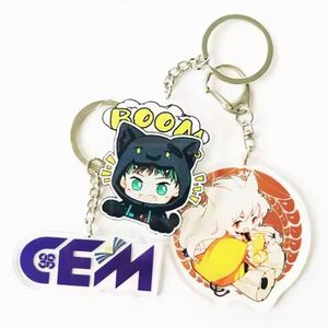 Design <b>Custom</b> Transparent Animation Acrylic <b>Keychain</b> Different Patterns Double Sided <b>Custom</b> Acrylic <b>Keychain</b> - Product Image 6