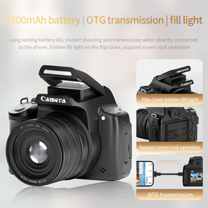 Fotocamera Digitale 64MP con Uscita WiFi e HDMI <span class=keywords><strong>Videocamera</strong></span> Ottica 10X <span class=keywords><strong>per</strong></span> Fotografia e Vlogging <span class=keywords><strong>per</strong></span> <span class=keywords><strong>YouTube</strong></span> - Product Image 6