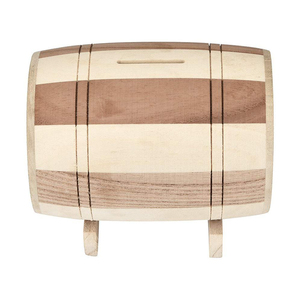 Cnlf salvadanaio in legno salvadanaio salvadanaio risparmio barile di vino - Product Image 3