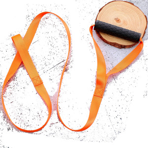 Sangle de traînage Orange Drag Deer en nylon et cuir durable - Accessoire d'extérieur imperméable avec tige en acier pour le camping - Product Image 5