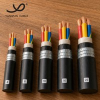 Cable de Alimentación de PVC Blindado con 4 Núcleos de Cobre XLPE STA, Cu/XLPE/PVC 0.6/1kV, Entierro Directo Subterráneo, Calidad Garantizada CE