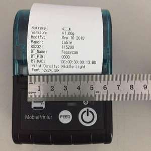 Etiquetas adhesivas térmicas portátiles de fácil operación, mini impresoras de etiquetas inalámbricas para taxi - Product Image 4