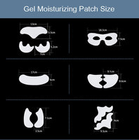 Patchs anti-rides en silicone personnalisés avec feuille d'or et peptides pour le front – Bande réutilisable pour le front contre les rides