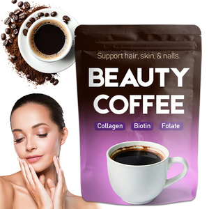 Bebida de colágeno de <span class=keywords><strong>café</strong></span> de marca privada para cabello, piel y uñas con canela, biotina y colágeno de belleza. - Product Image 1