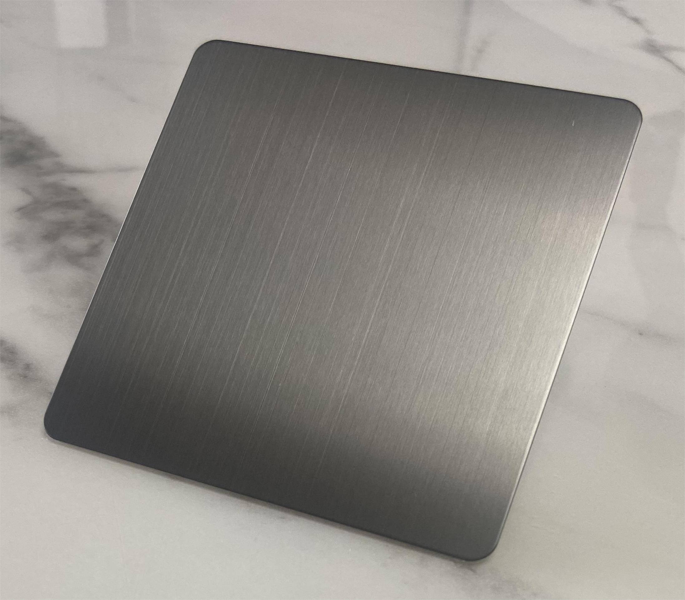 Brushed gunmetal gray