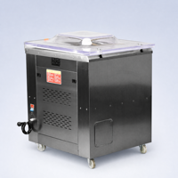 Machine d'emballage alimentaire industrielle DZ-600 pour scellage sous vide de produits longs, baguettes, salami, bâtonnets et barres métalliques profilées