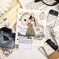 20 Adesivi per Confezione Serie Citazioni Cornice Archivio Adesivi per Journaling Impermeabili Forniture per Journaling