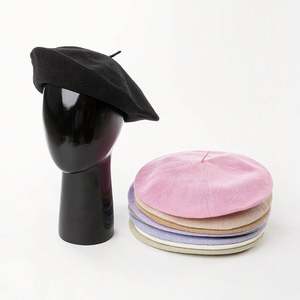 Nouvelle Collection Printemps-Été : Béret Tricoté Grande Taille en Coton Respirant pour Femme – Idéal pour l'Extérieur et la Protection Solaire - Product Image 1