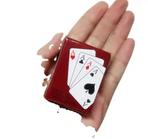 Texas Hold'em Mini Poker lucu dekorasi rumah kartu Poker bermain permainan kreatif anak hadiah luar ruangan mendaki perjalanan aksesoris