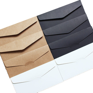 Fábrica de China al por mayor sobre reciclado personalizado <span class=keywords><strong>A4</strong></span> A5 <span class=keywords><strong>C5</strong></span> sobres de papel negro - Product Image 5