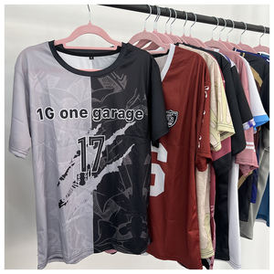 Factory <span class=keywords><strong>Outlet</strong></span> Venta al por mayor <span class=keywords><strong>Baloncesto</strong></span> Béisbol Deporte Camiseta Entrenamiento Ropa Stock Jersey, Entrega aleatoria Ciclismo Jersey - Product Image 5