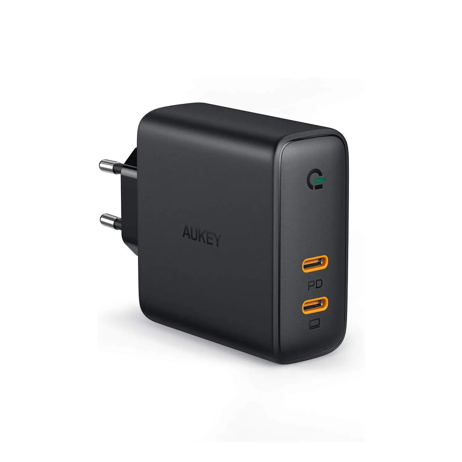 AUKEY PA-D5 63W מהיר קיר מטען כפול יציאת פ"ד USB סוג C מהיר QC מטענים תחנת האיחוד האירופי Plug עבור טלפון חכם Tablet כוח מתאם