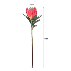 Oh Arts Venta caliente Artificial Protea Venta al por mayor Flores de plástico Queen Protea para Navidad Boda Home Party Decor - Product Image 6