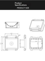 Módulo de Escaneo de Códigos de Barras USB Integrado NORGEE GM72 2D, Sensor CMOS Blanco, Resolución 640x480, para Kiosco/Control de Acceso/Self-service