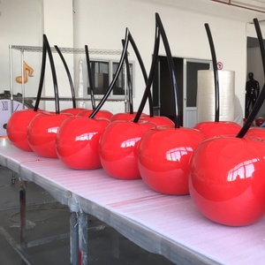 Grande Espositore a Forma di Ciliegia Rossa in Fibra di Vetro per Interni ed Esterni, per Centri Commerciali e Feste, Prop Espositivo in Resina a Forma di Ciliegia - Product Image 4