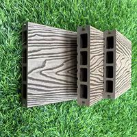 Plancher composite WPC imperméable en relief 3D de 140-25 mm pour balcon et terrasse