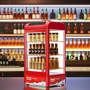 MUXUE Pantalla de vidrio comercial Gabinete de calentamiento de 4 capas Uso de hotel de acero inoxidable eléctrico MX-JR105 - Product Image 2