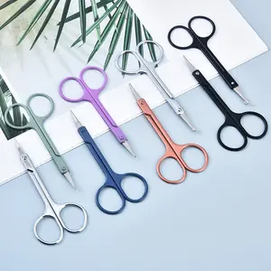 Professional Nail Cutter Scissors Color Eyebrow Hair Scissors Nail Scissors