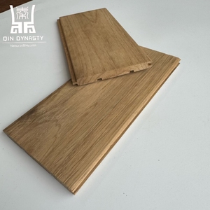Panel de Listones de Madera de Roble Chino, Impermeable, <span class=keywords><strong>para</strong></span> Uso Comercial en Exteriores, Madera Termotratada y Duradera, Contacto <span class=keywords><strong>para</strong></span> Decoración de Paredes y Gabinetes - Product Image 4