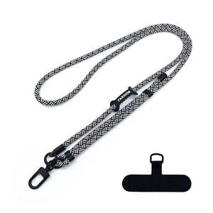 2025 귀여운 아크릴 디자인 페르시 크로스 바디 스트랩 실버 더블 버클 모바일 셀 폴리 에스터 조정 가능한 손목 손 체인 - Product Image 5