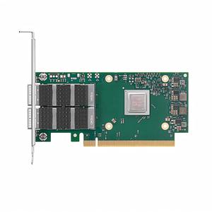 อะแดปเตอร์เครือข่ายเซิร์ฟเวอร์แบบ Dual Port QSFP56 100GbE Pcie 4.0 X16 รุ่น MCX623106AN-CDAT สำหรับเซิร์ฟเวอร์ SmartNIC - Product Image 1