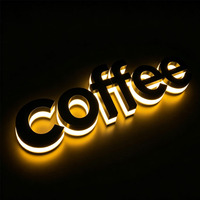 Letrero Comercial Personalizado Impermeable con Retroiluminación LED 3D, Letrero con Letras de Canal Iluminadas