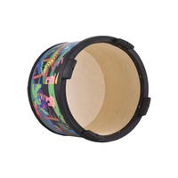 Drum Percussion Instrument 8-inch Floor Drum for Christmas Birthday Gift Bongo Floor Drums with 2 Mallets