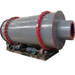 High-Efficiency Industrial Charcoal Cement Three-Cylinder Dryer Sawdust Wood Dewatering Machine